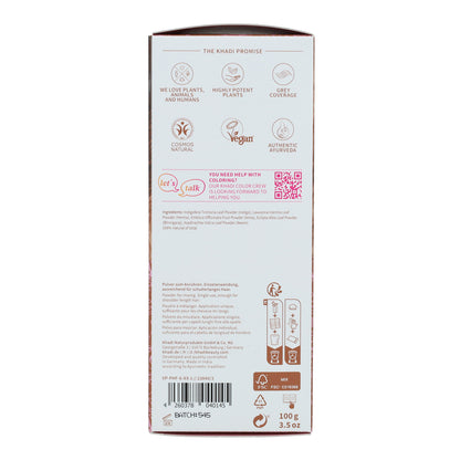 Natuurlijke haarkleurstof lichtbruin, Khadi, 100 g