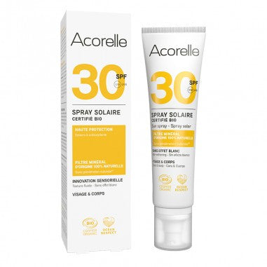 Zonnebrandspray SPF 30 Acorelle 100 ml
