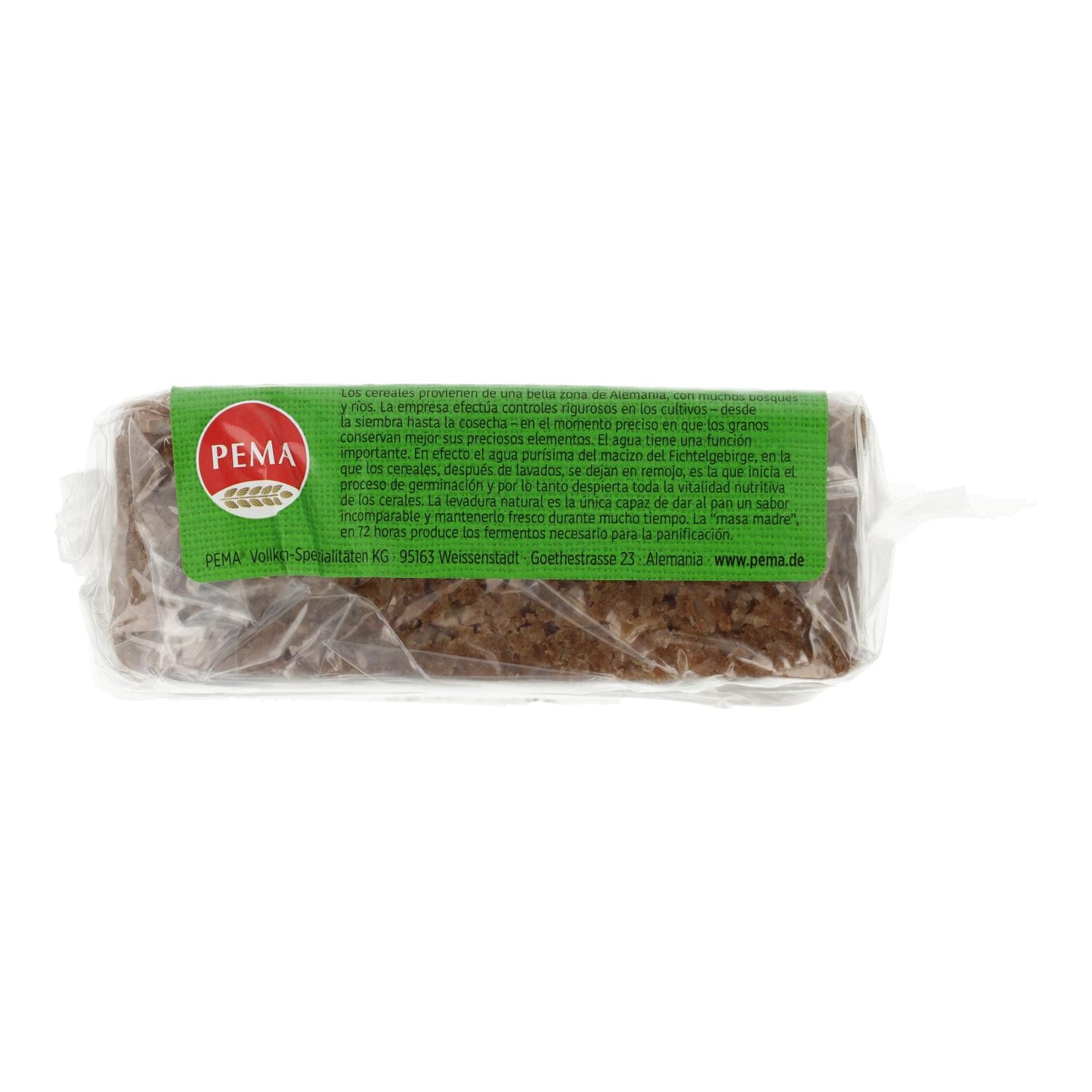 Pane integrale di segale biologico Pema 375 g