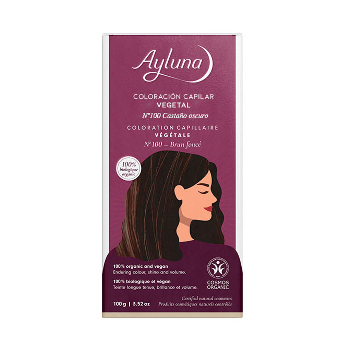 Pflanzliche Lebensmittelfarbe 100 Dunkelbraun Ayluna, AYLUNA, 100 g