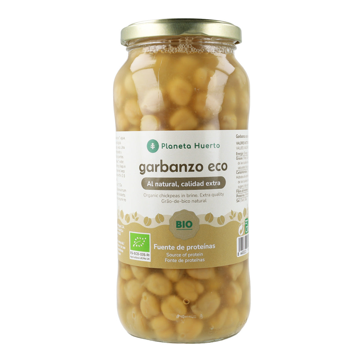 Ceci cotti ECO Planeta Huerto 400 g