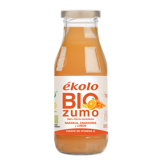 Jus d'orange et carotte BIO Ékolo 200 ml