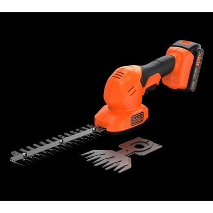 Kit forbice tagliaerba + tagliasiepi con batteria 18V 2Ah al litio Black+Decker BCSS18D1-QW