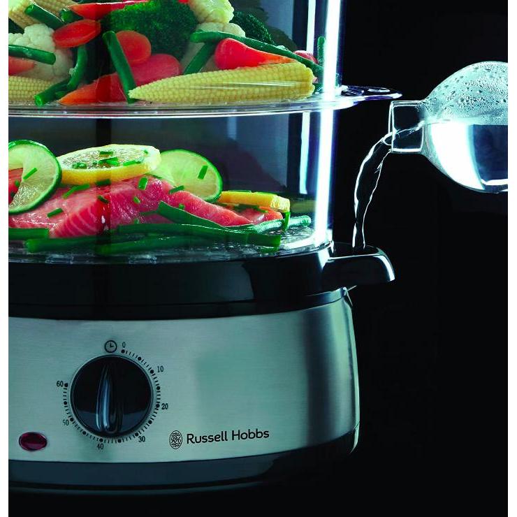Vaporiera a 3 contenitori Cook@Home Russell Hobbs