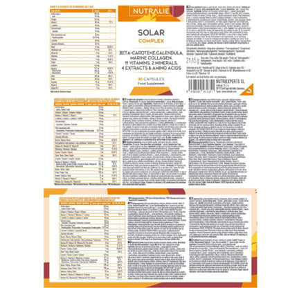 Solar Complex with Collagen Tanning and Protection Nutralie 30 capsules