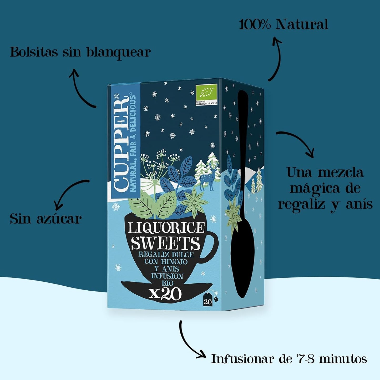 Herbata Winter Liquorice Bio Cupper 20 torebek