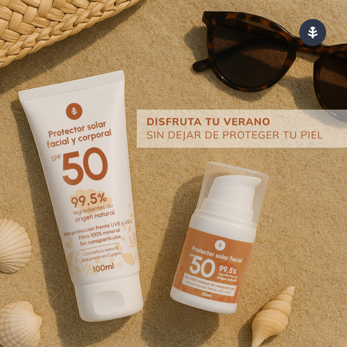 Krem przeciwsłoneczny 100% mineralny SPF50 Planeta Huerto 100 ml