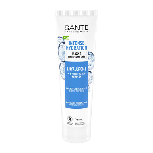 Haarmaske 1 Min. intensive Feuchtigkeitspflege Hyaluronsäure Sante 150 ml