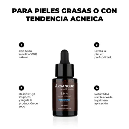 Siero esfoliante BHA per pelli grasse 30 ml