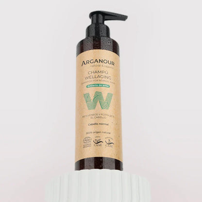 Shampoo wellaging senza solfati Arganour 200 ml