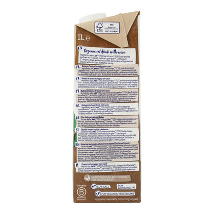 BIO-Getränk Hafer und Kakao ohne Zuckerzusatz Isola Bio 1 l