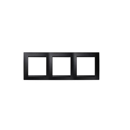 Simon 15 Rahmen 3 Elemente Graphit