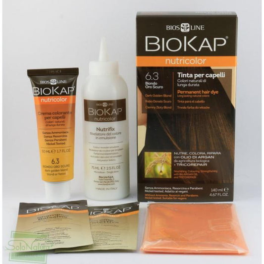 Haarverf donkerblond Dye 6.3 Biokap 140 ml