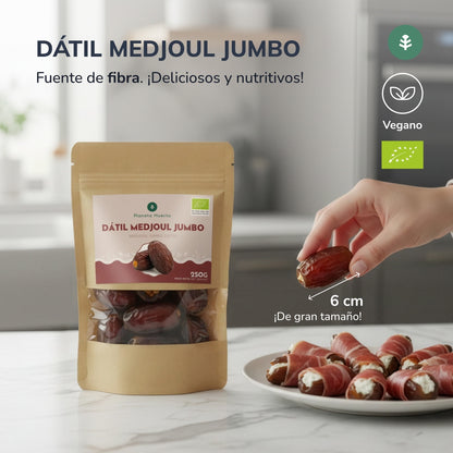 Jumbo-dadlar medjoul ECO Planeta Huerto 250 g