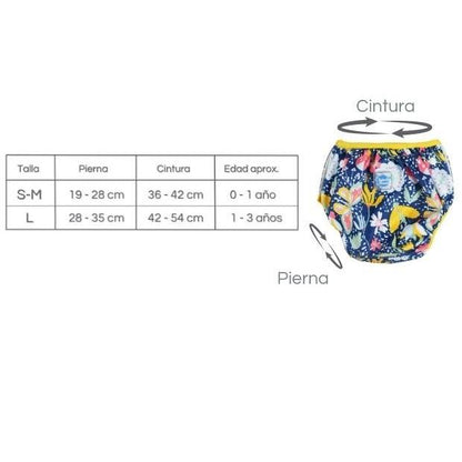 Maillot de bain ajustable turquoise taille S Splash about