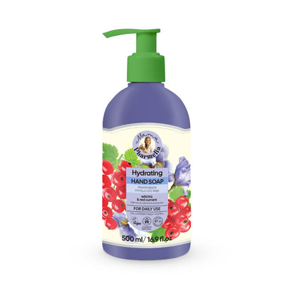 Sapone mani idratante con giglio selvatico e ribes rosso, Mama Pharmelia, 500 ml