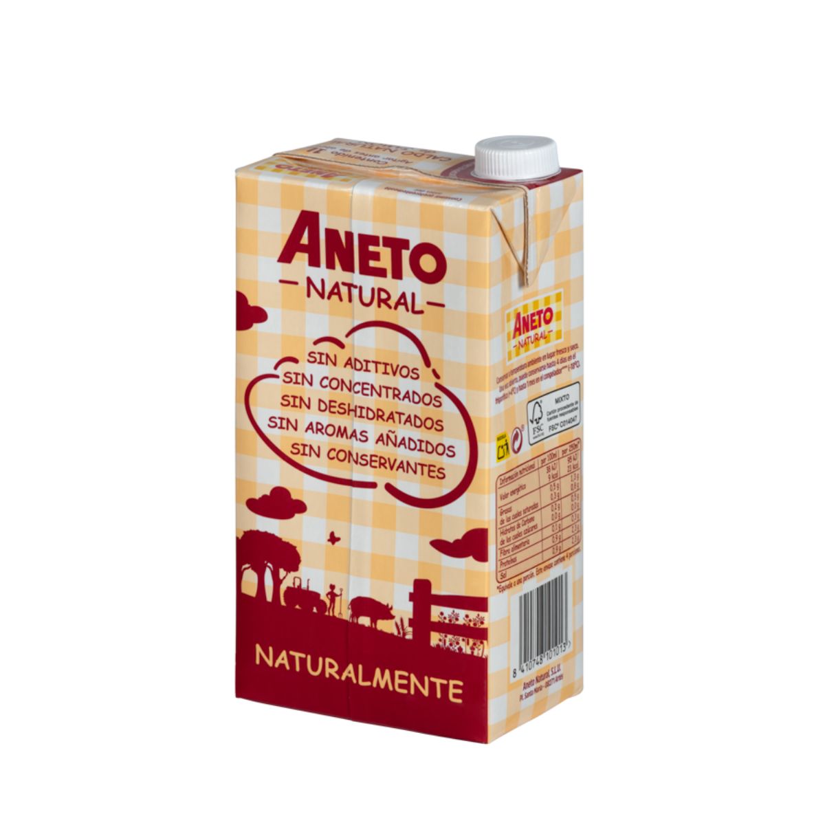 Natürliche Schinkensuppe Aneto 1 l