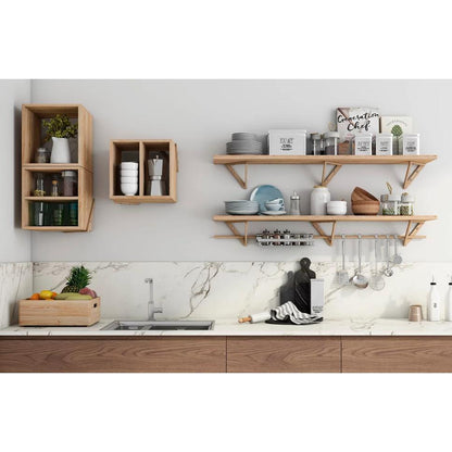 Mensola a muro Triangle 90x25 cm