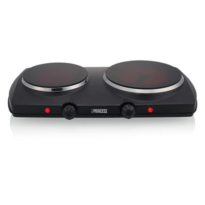Dubbel keramisk elektrisk spis Princess 800+1200 W