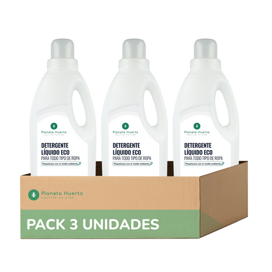 Packung 3xFlüssigwaschmittel ECO Unscented Planet Orchard 1,5 Liter