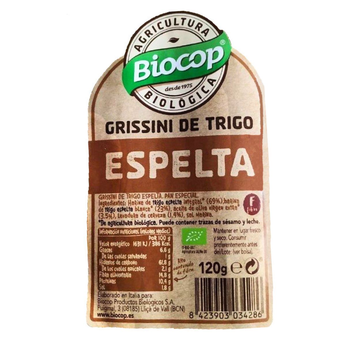 Grissini di farro Biocop 120 g