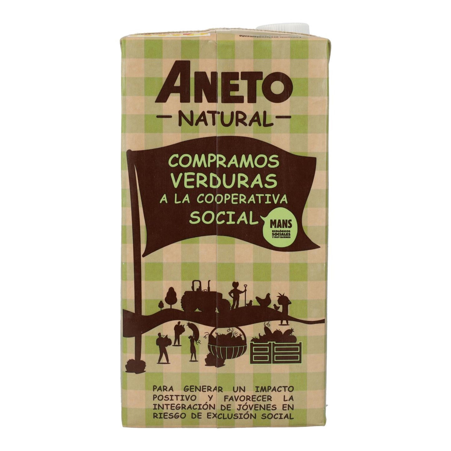 Natürliche Gemüsebrühe ECO Aneto 1 l