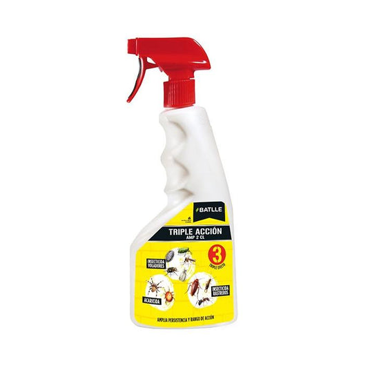 Insetticida acaricida a tripla azione pronto all'uso 750 ml Batlle