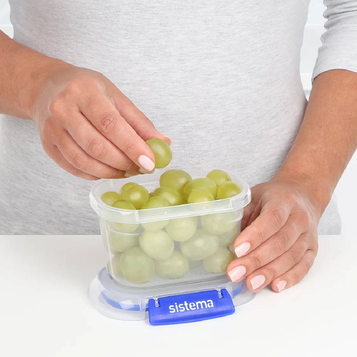 Pack de récipients hermétiques Sistema Klip It+ 3x400 ml