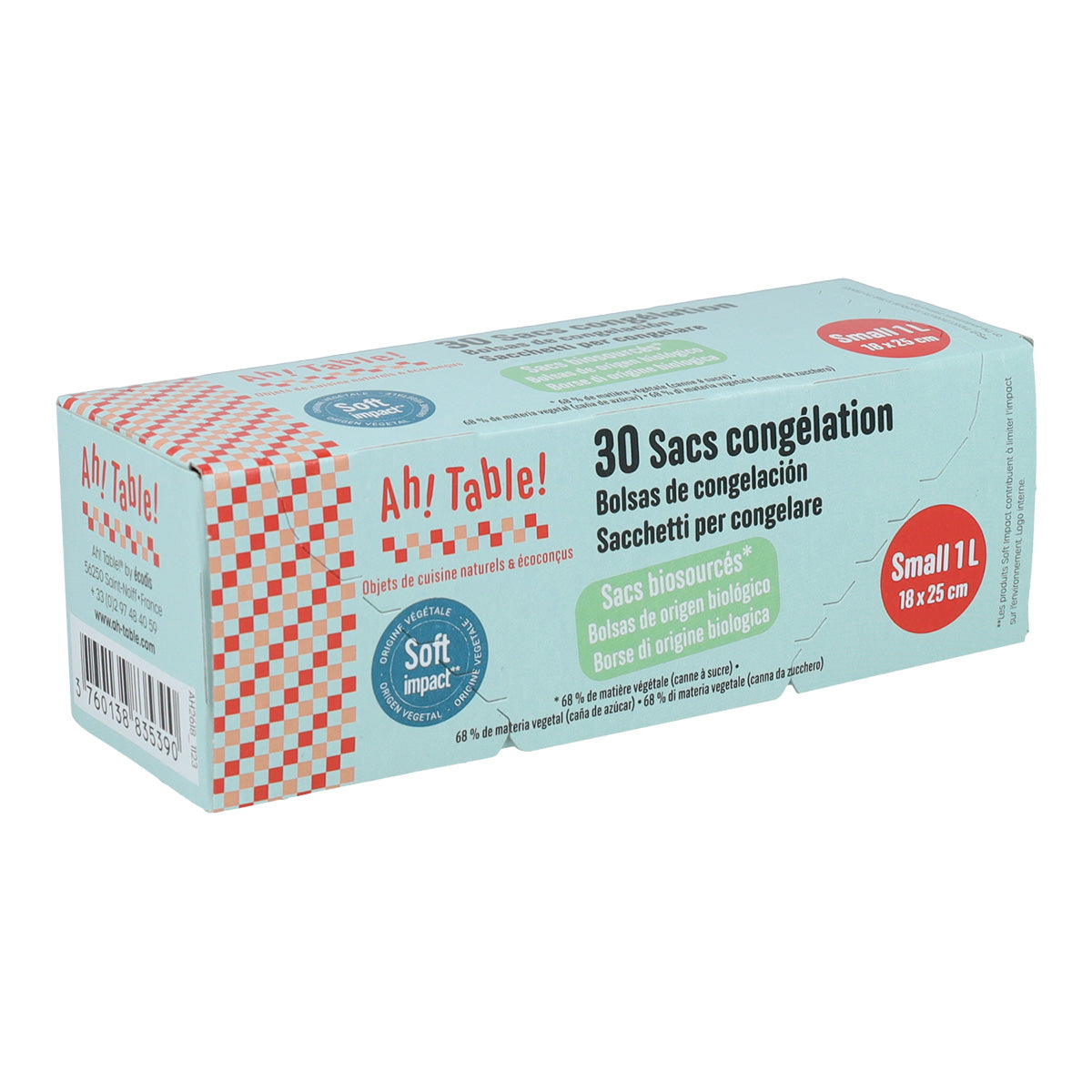 Torebki do zamrażania/przechowywania 18x25, Ecodis, 30 sztuk