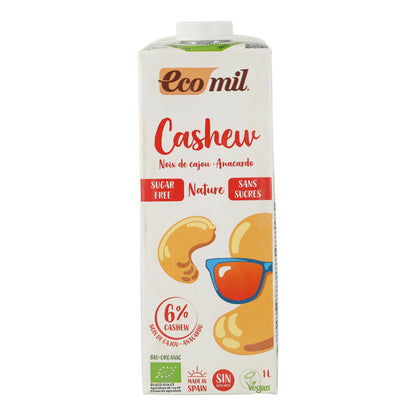 Pflanzliches Getränk Cashew Nature Bio Ecomil 1 l