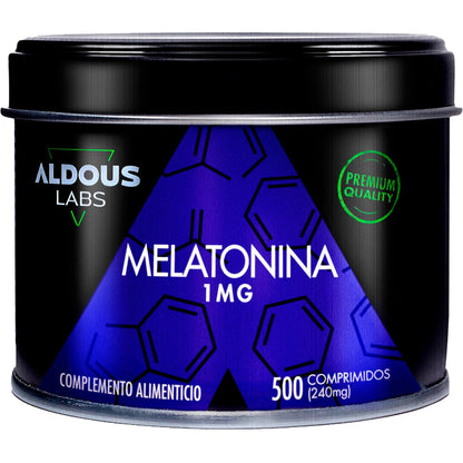 Reines Melatonin, 500 Tabletten Aldous Labs