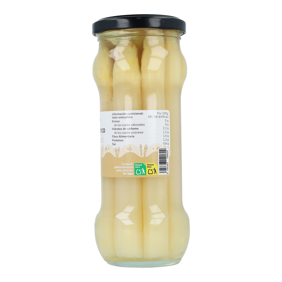 Dikke witte asperges ECO Planeta Huerto 340 g