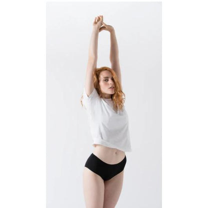 Trosor i ekologisk bomull, svarta Minimalism M