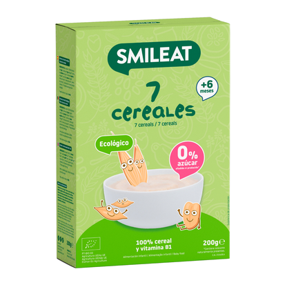 6-pack 7-kornsgröt Eco Smileat 200 g
