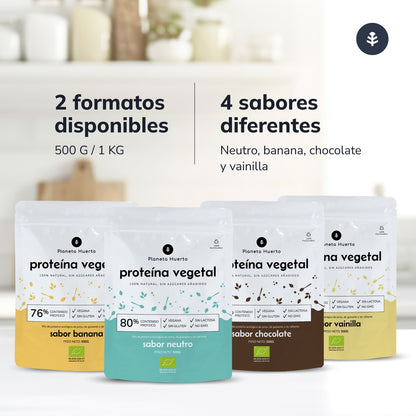 Proteína vegana ECO 73% chocolate Planeta Huerto 500 g