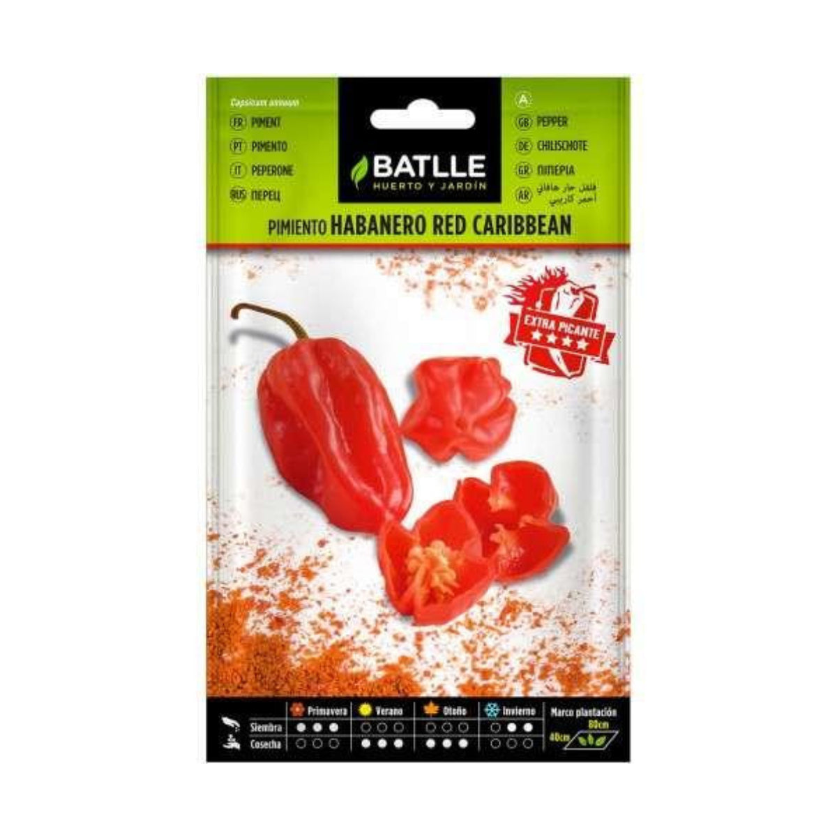 Habanero-Chili-Samen Red Caribean Batlle