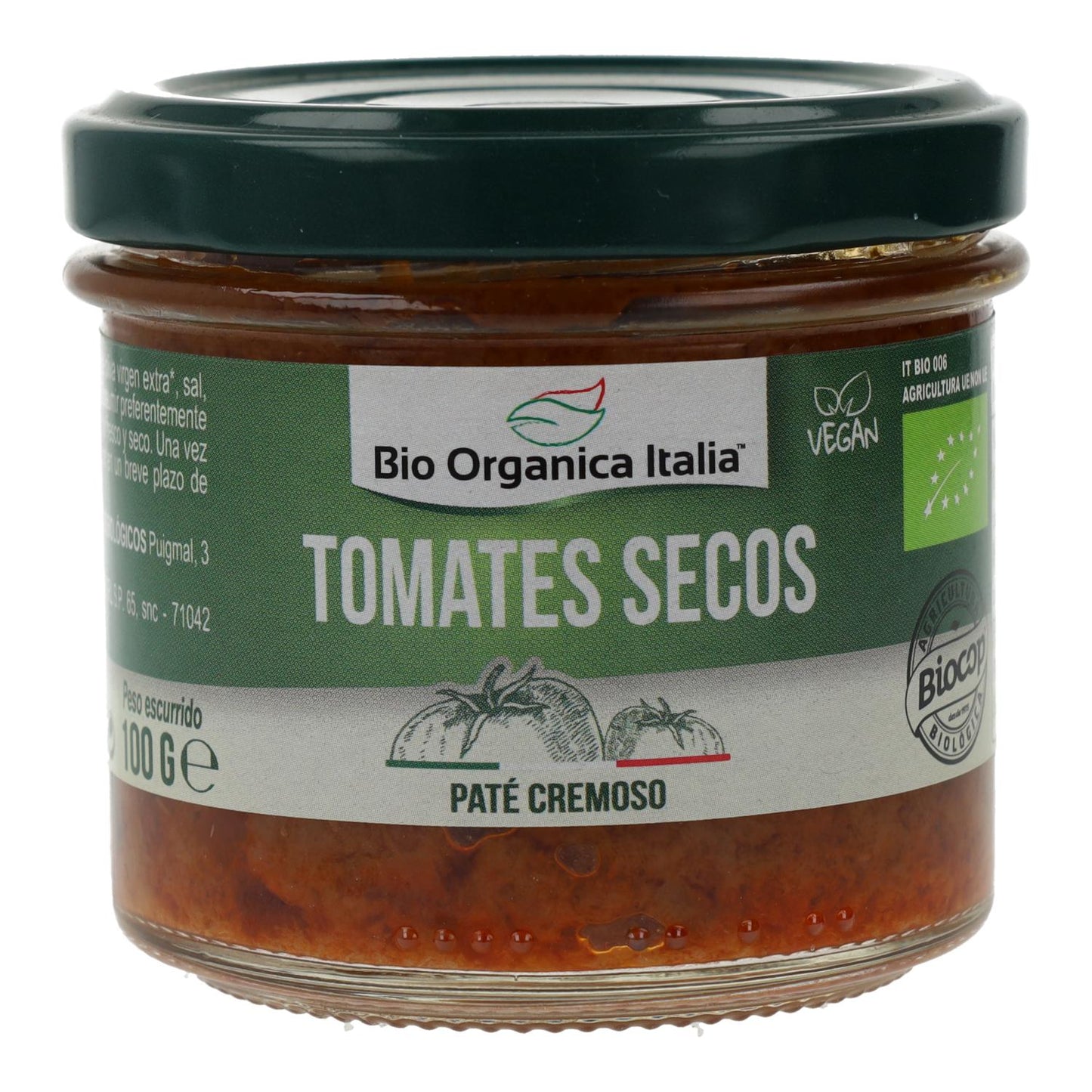 Pâté de tomates séchées bio Organica Italia 100 g