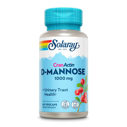 D-MANNOSE+CRANACTIN Suplement diety 60 kapsułek Solaray