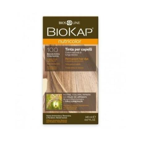 Extra lichte blonde haarkleurstof Dye 10.0 Biokap 140 ml