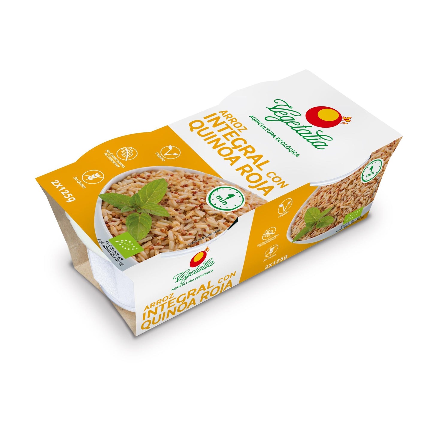 Riz complet et quinoa BIO Vegetalia 2 unités x 125 g