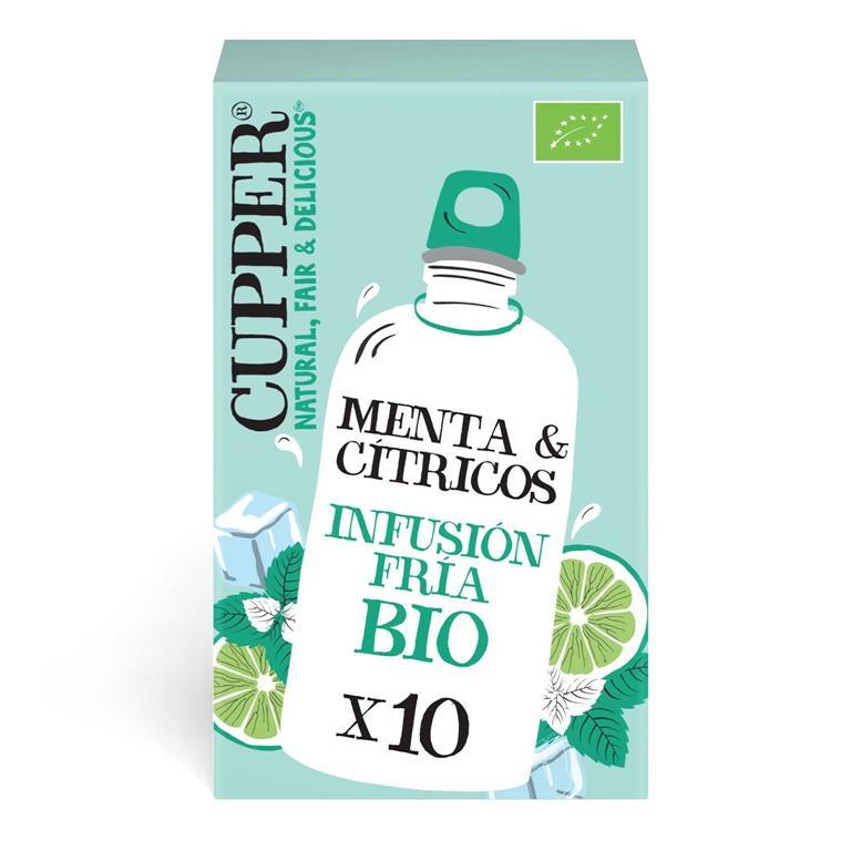 Cupper Organic Mint and Citrus Cold Brew Tea 10 Bags