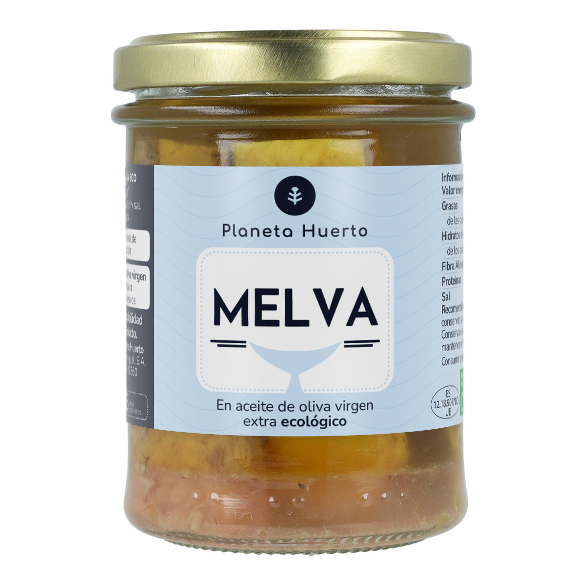 Confezione da 12 Melva in olio extravergine di oliva ECO Planeta Huerto 190 g