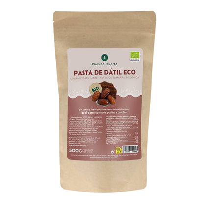 100 % natürliche Dattelpaste Planeta Huerto 500 g
