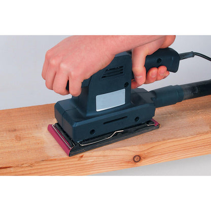 Wolfcraft 8409000 - 15 dischi abrasivi in corindone, grana 40, 80, 120; forati 93 x 230 mm