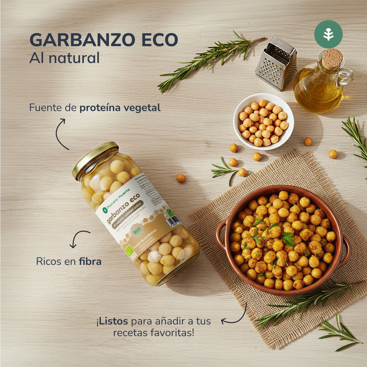 Ceci cotti ECO Planeta Huerto 400 g