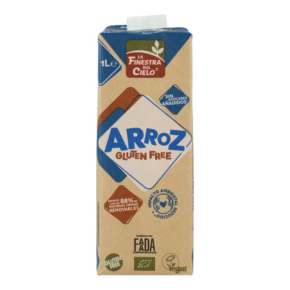 Pack of 6 x La Finestra Sul Cielo Gluten-Free Rice Drink 1 L