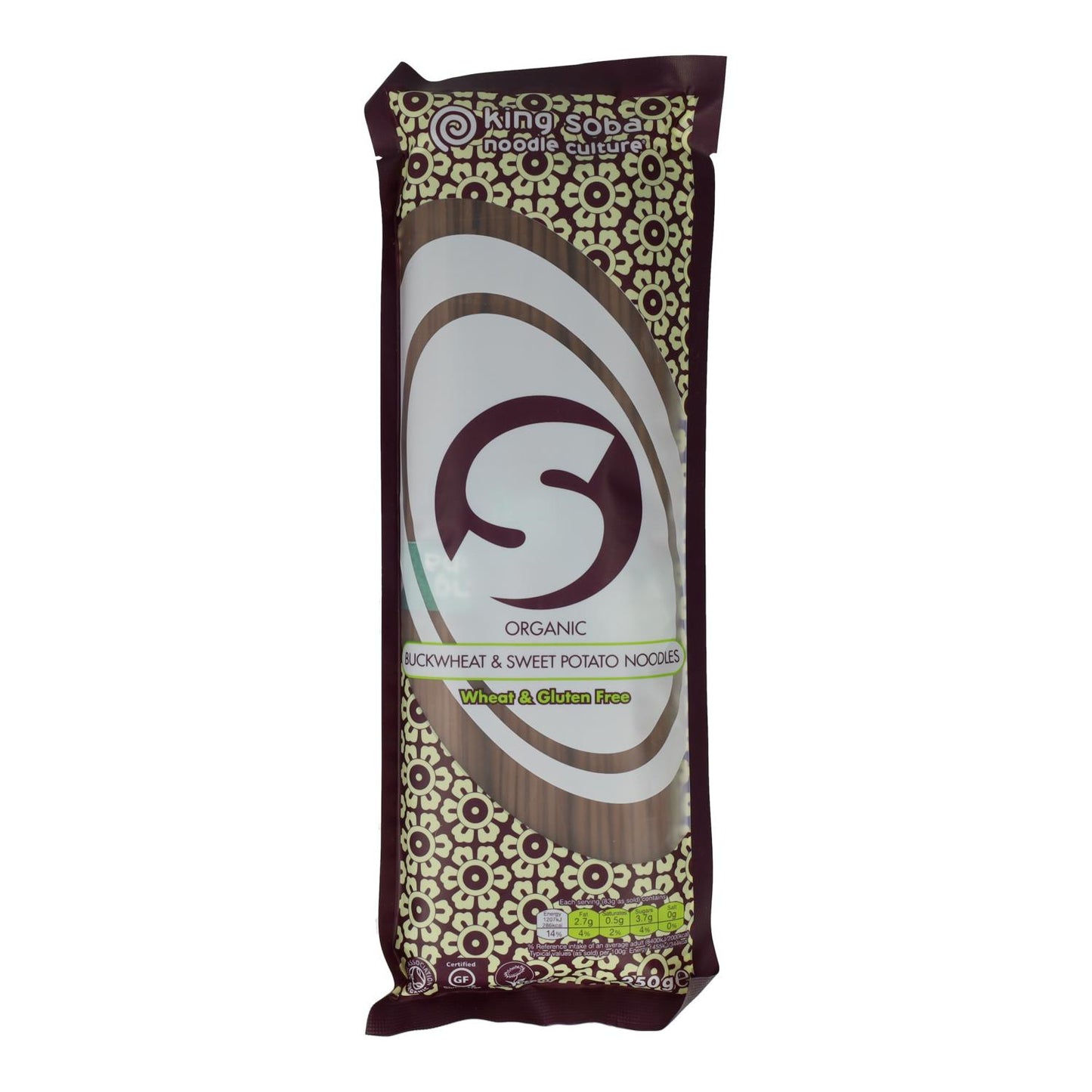 Makaron z pszenicy gryczanej i batatów King Soba 250 g