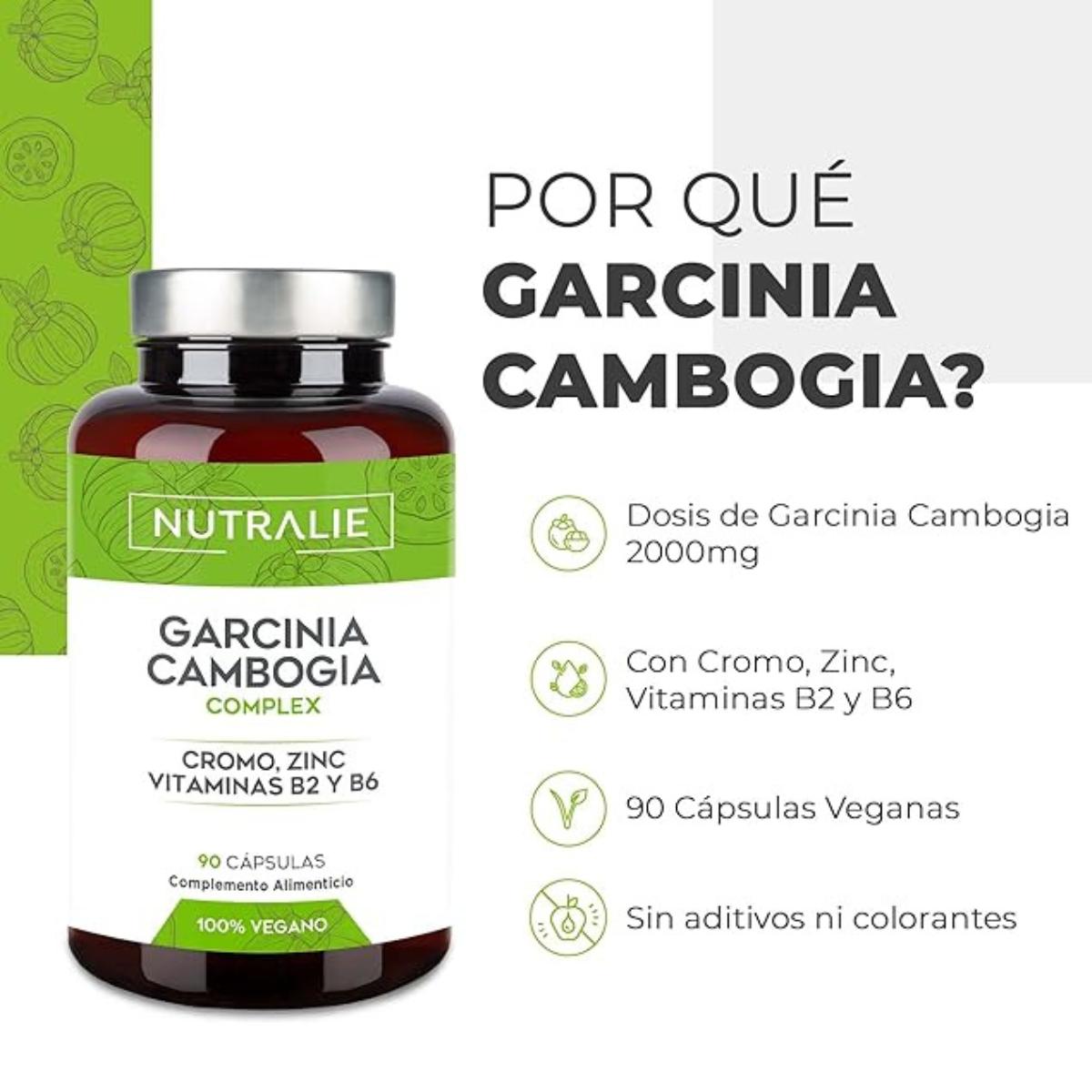 Nutralie Garcinia Cambogia + Cromo + Zinco + Vitamine B2 e B6 90 capsule