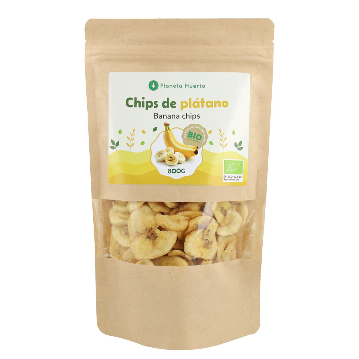 Patatine alla banana ECO Planeta Huerto 800 g