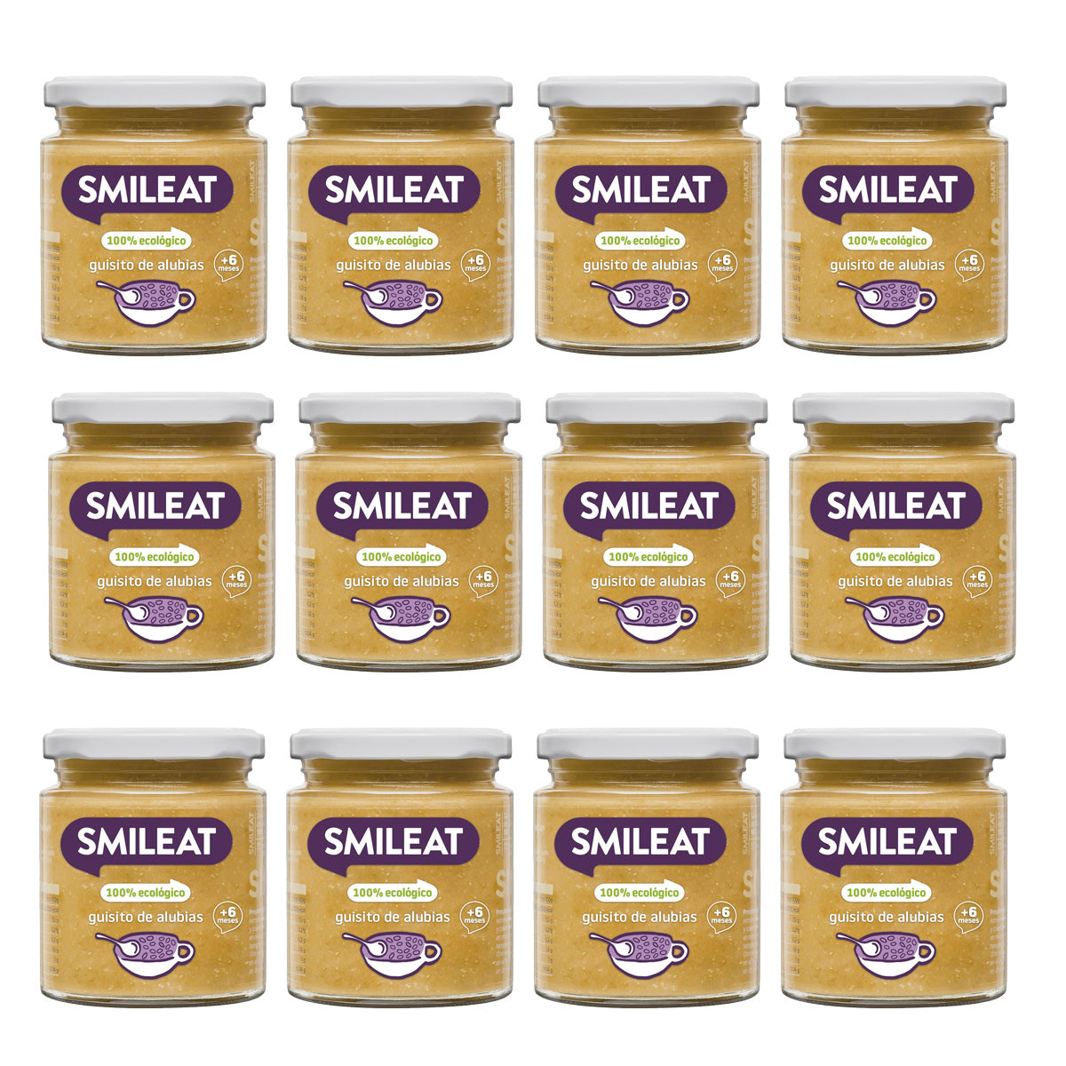 Pakket 12x BIO-potje Smileat bonenstoofpotje, 230 g